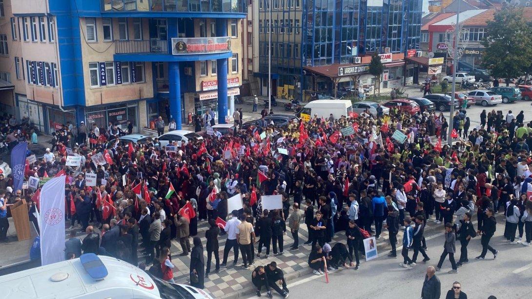 BİRLİK VE DAYANIŞMA RUHUYLA GAZZE YÜRÜYÜŞÜMÜZ