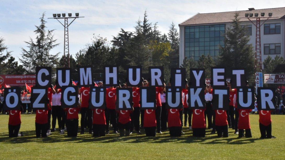 CUMHURİYET BAYRAMIMIZI COŞKUYLA KUTLADIK